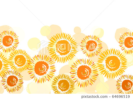設計有向日葵圖案的背景材料 設計有向日葵圖案的背景材料 64696519