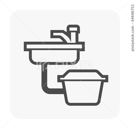 sink and grease trap sink and grease trap 64696701