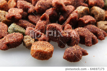 Universal dog and cat food isolated on white Universal dog and cat food isolated on white 64697173