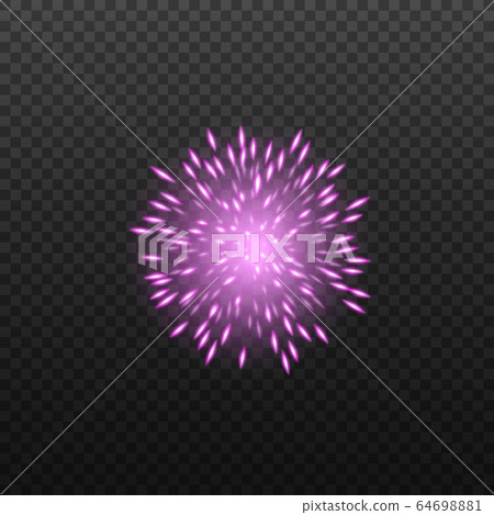 Festival firework or firecracker element, realistic vector illustration isolated. Festival firework or firecracker element, realistic vector illustration isolated. 64698881