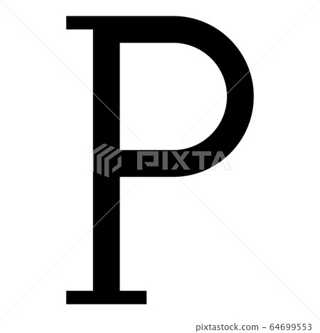 Rho greek symbol capital letter uppercase font Rho greek symbol capital letter uppercase font 64699553