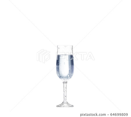 Glass of water isolated on a white background. Glass of water isolated on a white background. 64699809