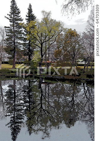 Peace Park Point View - Stock Illustration [64703809] - PIXTA
