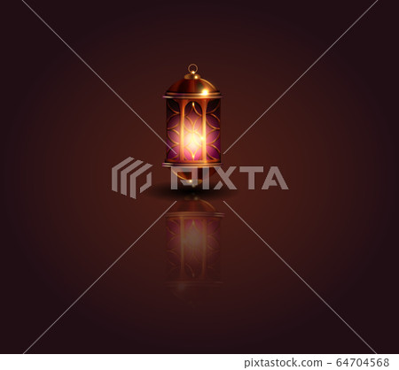 Vector Illustration Ramadan Kareem Lantern. 64704568