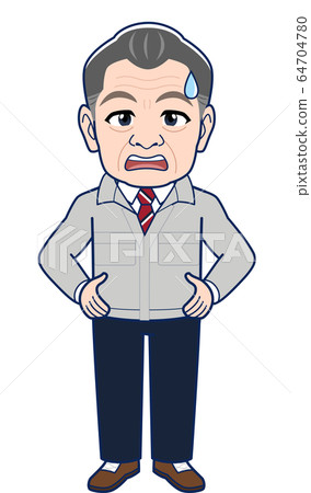 現場主管和工廠經理的插圖 64704780