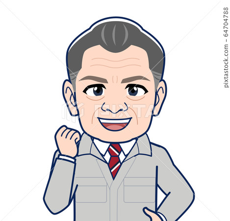 現場主管和工廠經理的插圖 64704788