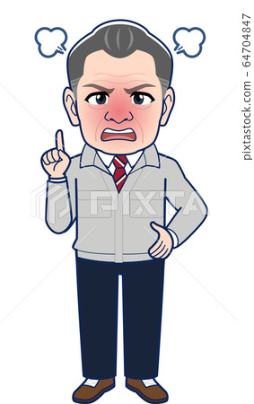 現場主管和工廠經理的插圖 64704847