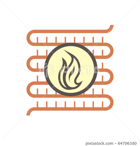 Air conditioner and air compressor part vector 64706380