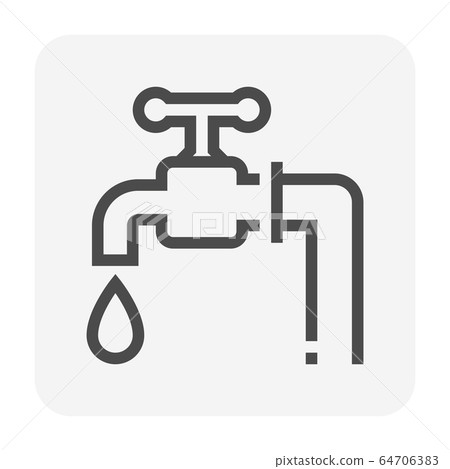 faucet water icon faucet water icon 64706383