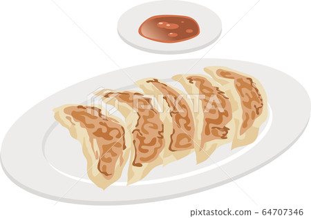 新鮮的餃子的圖像插圖 64707346
