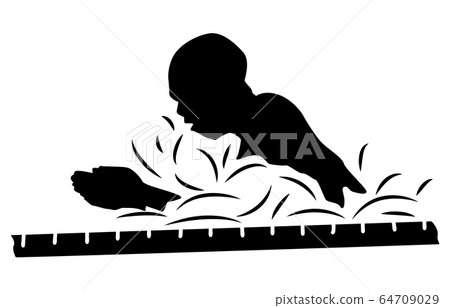 運動剪影游泳9 64709029