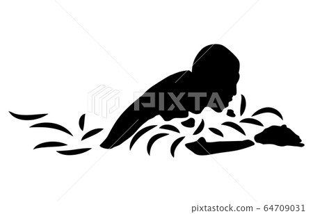 Sport silhouette swimming 10 64709031