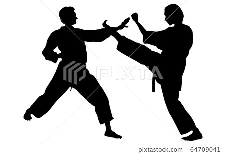 Sport silhouette karate 5 64709041