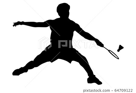 運動剪影羽毛球7 64709122