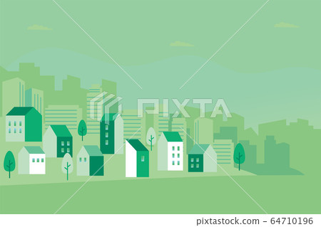 城市景觀綠色 64710196