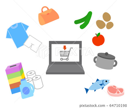 在電腦上購物 64710198