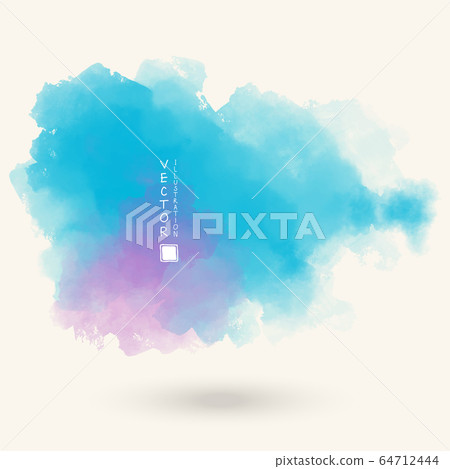 Abstract color watercolor element for web design. Abstract color watercolor element for web design. 64712444