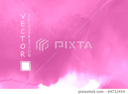 Abstract vector hand-drawn watercolor background. Abstract vector hand-drawn watercolor background. 64712454