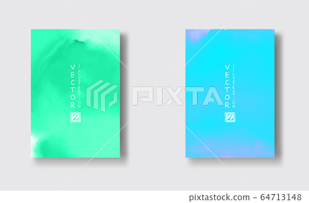Card with vector hand drawn watercolor background Card with vector hand drawn watercolor background 64713148