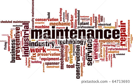 Maintenance word cloud 64713693