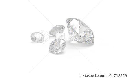 金剛石背景白色CG 64718259
