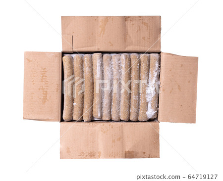 Frozen frikadellen, a Dutch fast food snack 64719127