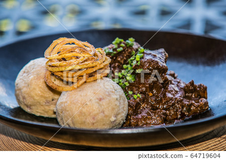 Gourmet food luxury restaurant concept. Food 64719604