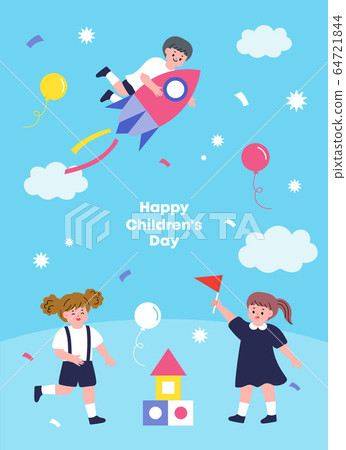 兒童插畫05 64721844