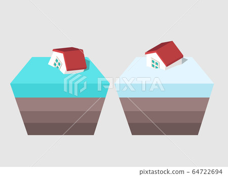 3d塊房子 3d塊房子 64722694