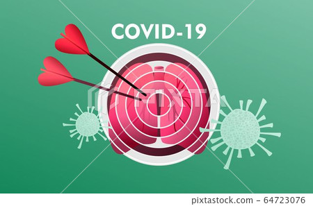 pneumonia virus epidemic icon human lungs 64723076
