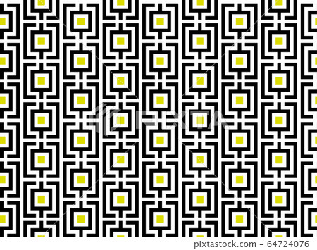 Striped grid with squares art seamless background 64724076