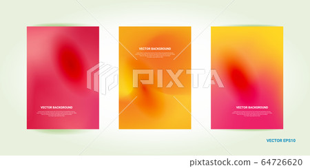 Abstract blurred gradient mesh background. Easy editable soft colored vector illustration in EPS10. Collection of black frames. Abstract blurred gradient mesh background. Easy editable soft colored vector illustration in EPS10. Collection of black frames. 64726620