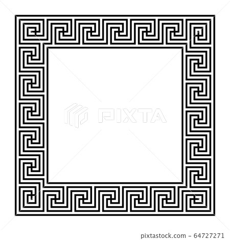 Greek key border frame. Abstract geometric. Vector Greek key border frame. Abstract geometric. Vector 64727271