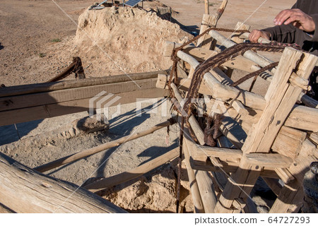 Morocco desert landscape 64727293