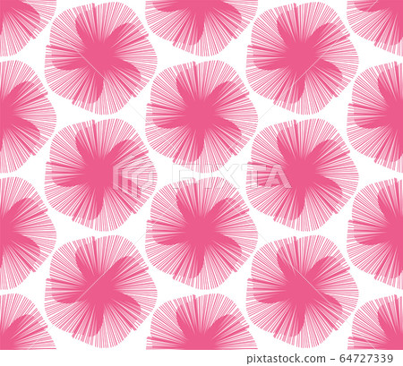 Sakura Japanese style pink Flower seamless pattern 64727339