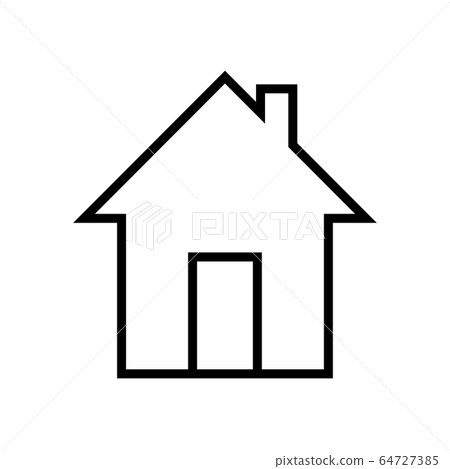House icon Vector simple flat logo symbol House icon Vector simple flat logo symbol 64727385