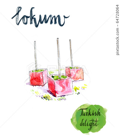 Turkish sweet delight locum 64728064