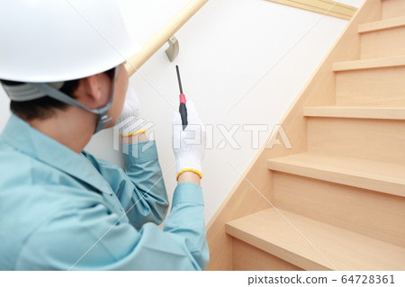 工人（供應商維修修理建築施工企業複製空間無面驅動工具） 64728361