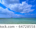 View from the beach near Churaumi Aquarium, Okinawa 64728558