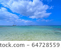 View from the beach near Churaumi Aquarium, Okinawa 64728559