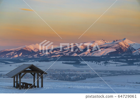 Western Tatras (Rohace) in winter time, Slovakia 64729061