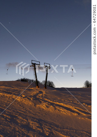 evening skiing in ski center Donovaly, Low Tatras, evening skiing in ski center Donovaly, Low Tatras, 64729081
