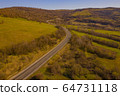 Aerial Drone Foto View Carpathian 64731118