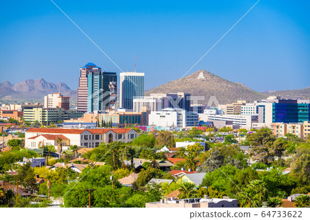 Tucson, Arizona, USA Cityscape 64733622
