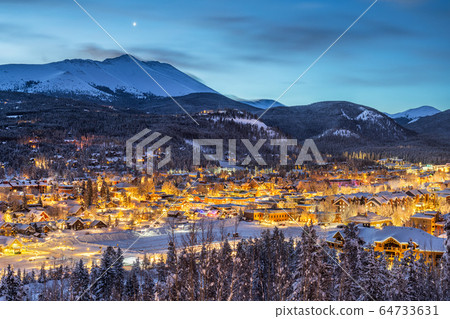 Breckenridge, Colorado, USA Town Skyline Breckenridge, Colorado, USA Town Skyline 64733631