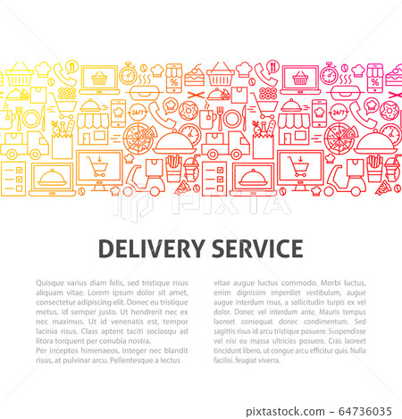 Delivery Service Line Template Delivery Service Line Template 64736035