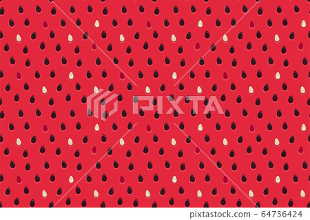 Watermelon Inside Pattern Natural food texture watermelon inside pattern - Stock Illustration ...