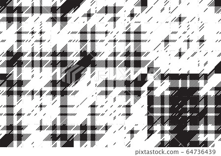 Modern glitch background. Color geometric abstract 64736439