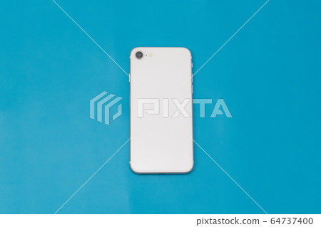 背面白色智能手機 背面白色智能手機 64737400