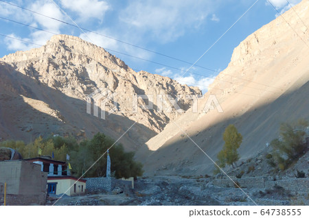 Town Kaza or Kaze Landscape view.  64738555